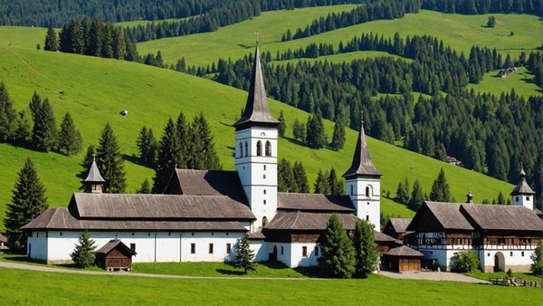 Aventure visuelle : découvrez les monastères historiques enchanteurs de la bucovine en roumanie